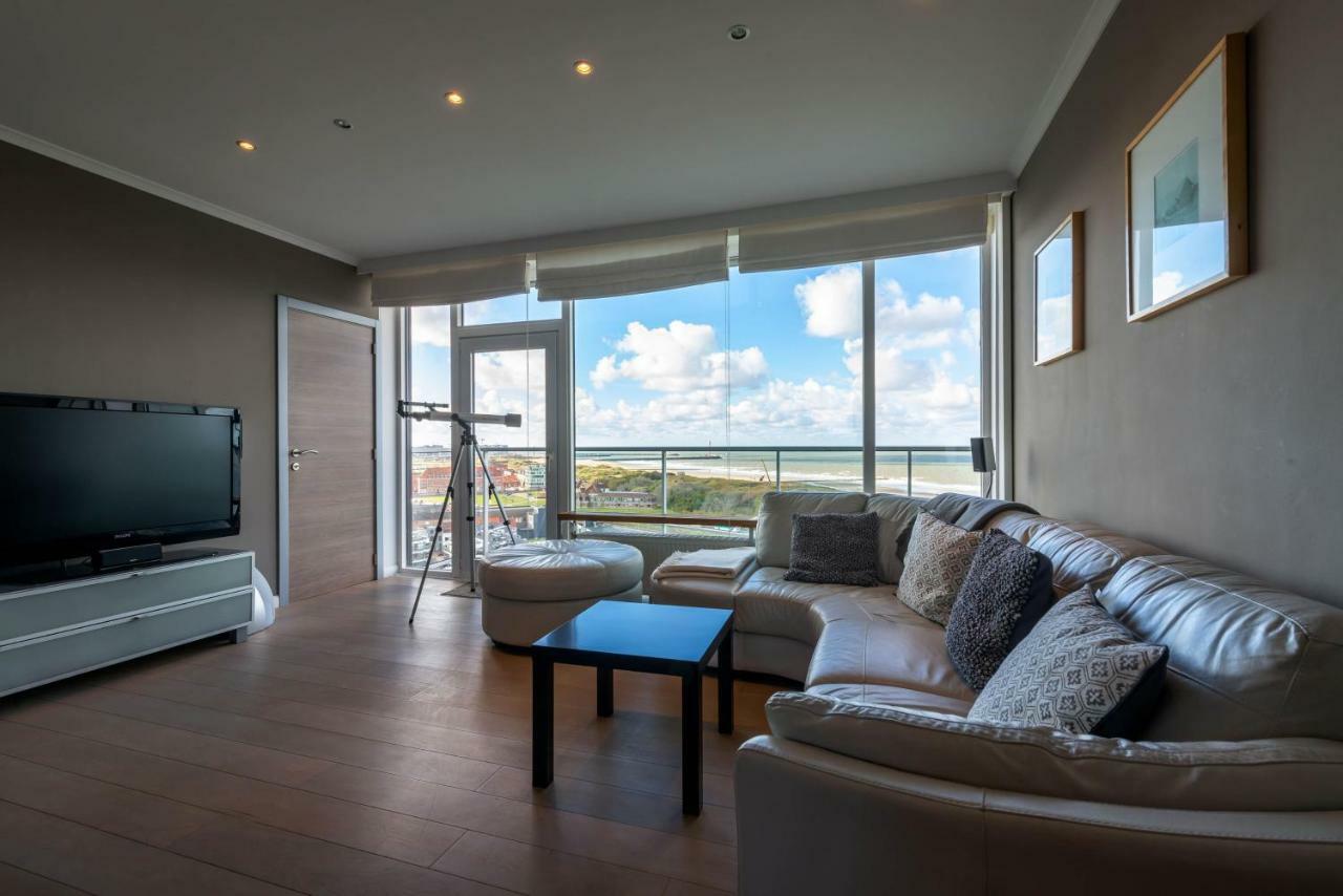 Panoramic & Modern Apartment With Sea View Bredene Eksteriør bilde